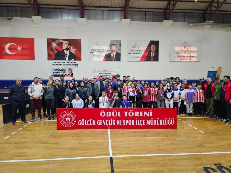 Gölcük’te Atatürk Haftası Masa Tenisi Turnuvası Sona Erdi!