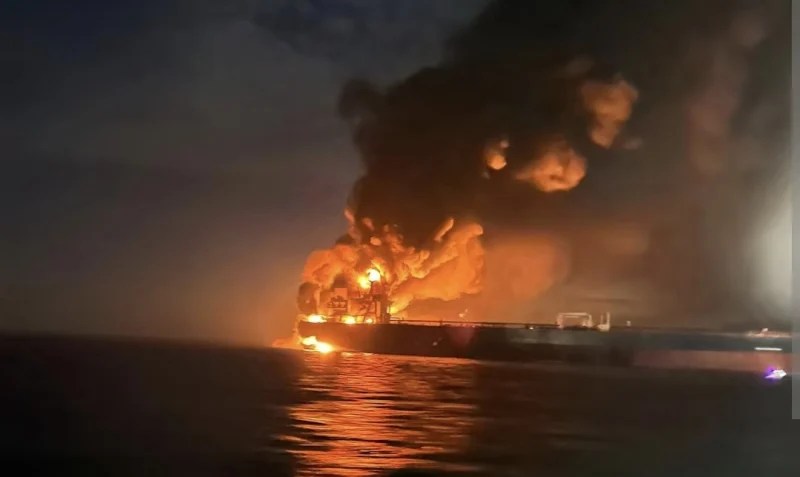 Kandıra açıklarında tanker saldırısı!