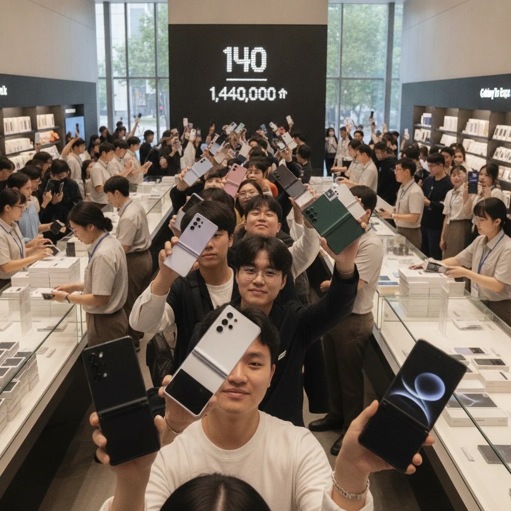 Galaxy Z Fold 8 Rekor Kırdı: Dakikada 140 Satış!