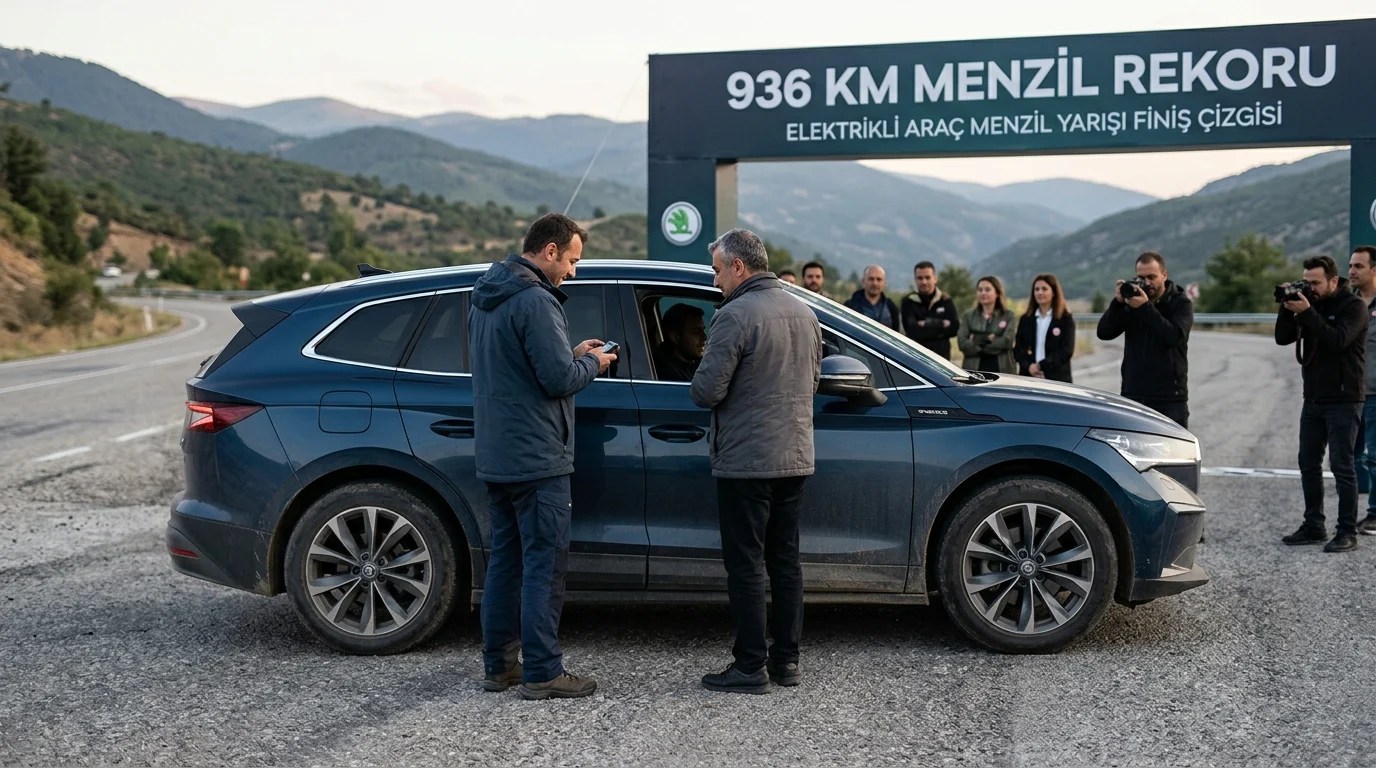Skoda Peaq 936 km menzille rekor kırdı