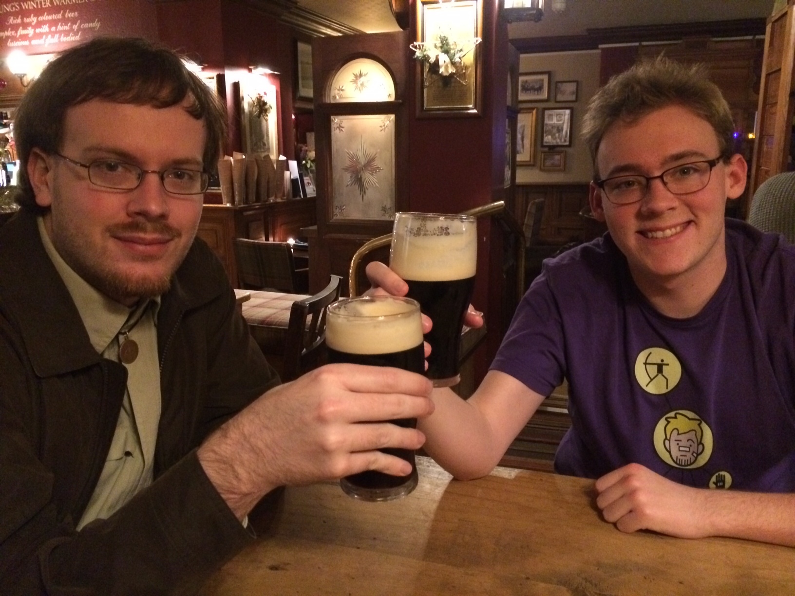 Cheers from Tucker & Dusty