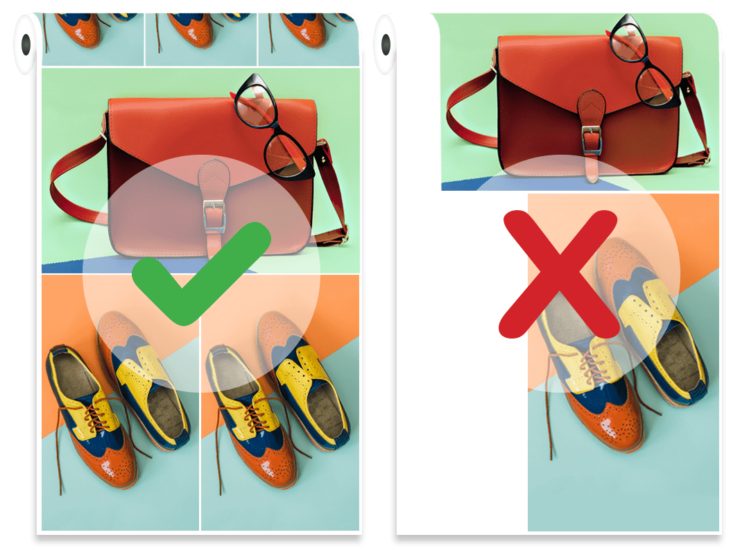 Best Sizes for Fabric Printing Good and Bad Example