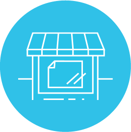 Window signage printing application