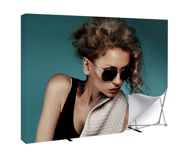 Hop up pop up background trade show booth signage ideas printing background