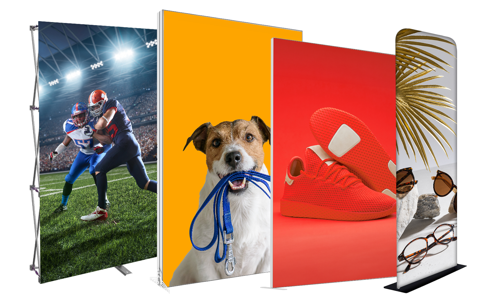 Portable trade show signage and prints