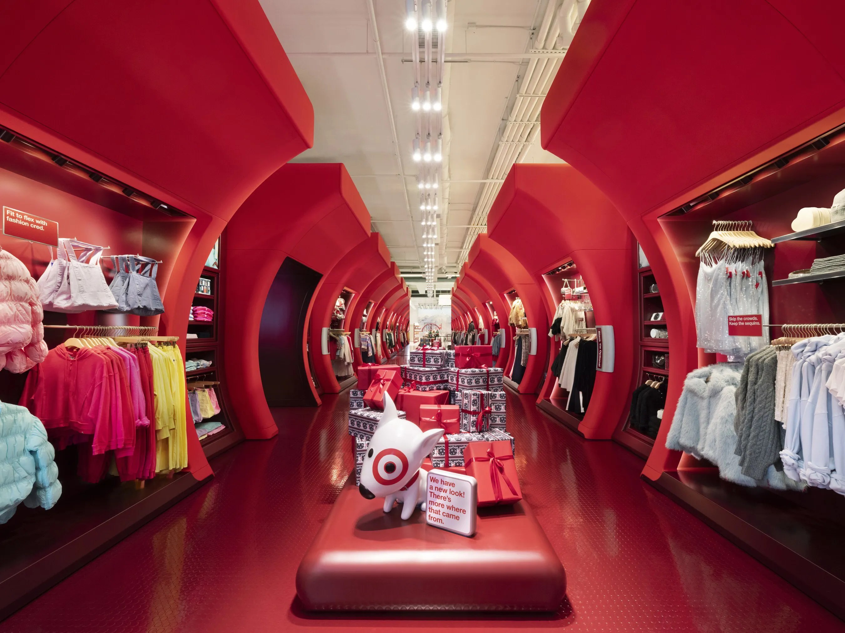 Target SoHo 2025 redesign rendering showing modern storefront signage and updated retail display graphics