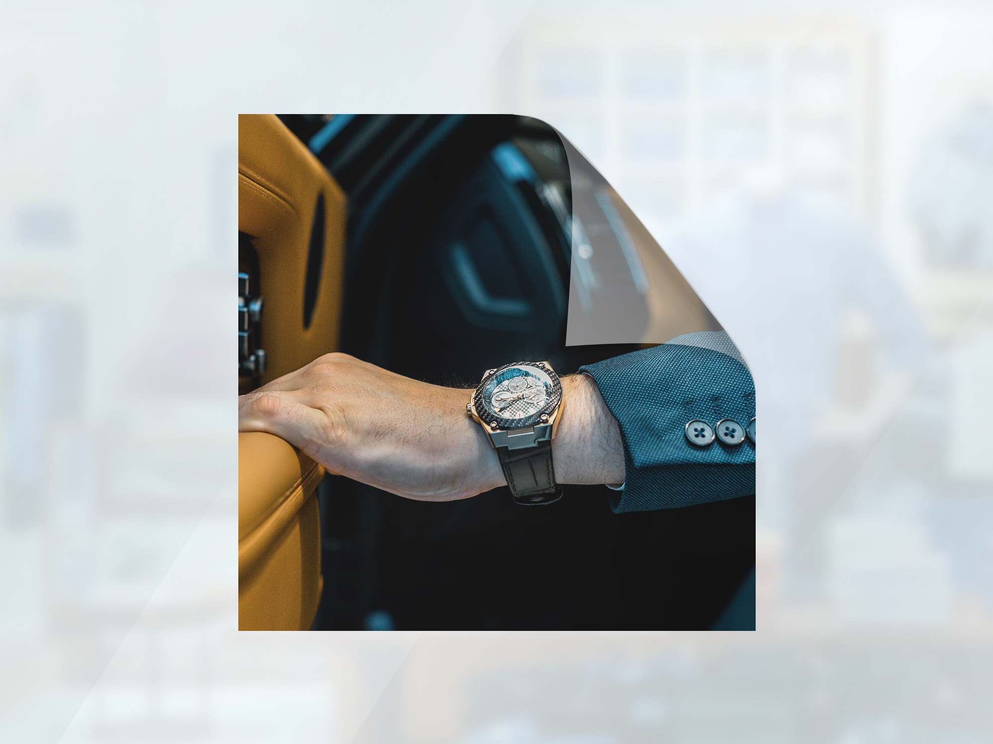 Two way vision window vinyl product