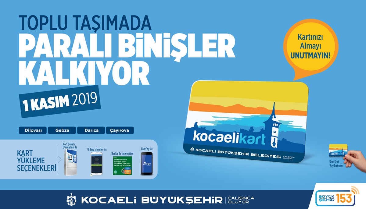 Otobüslere paralı binişler kaldırılıyor
