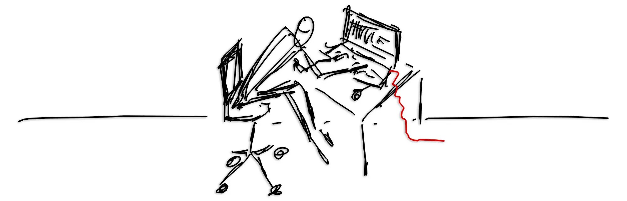 Mensch am PC