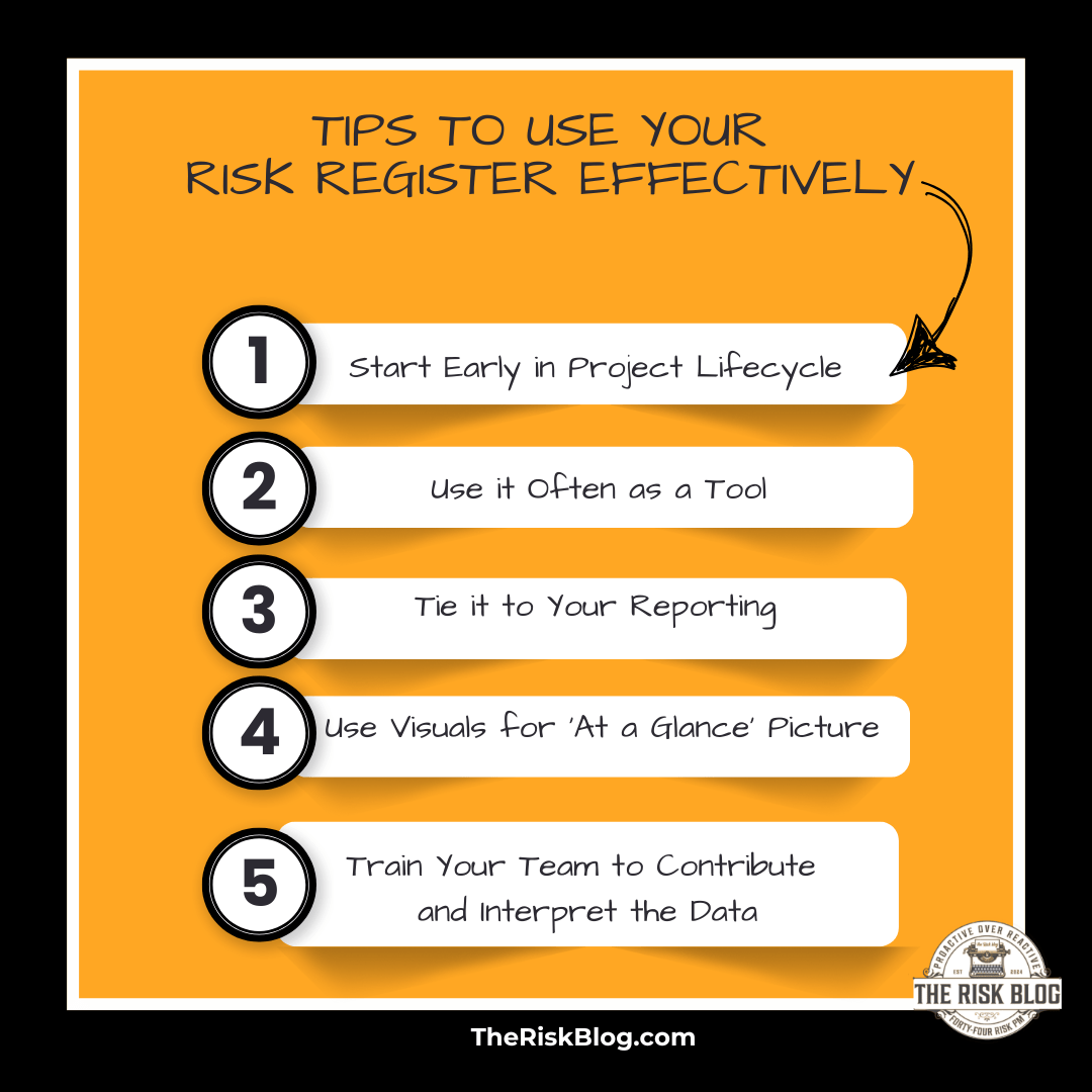 Using Your Risk Register Effectively