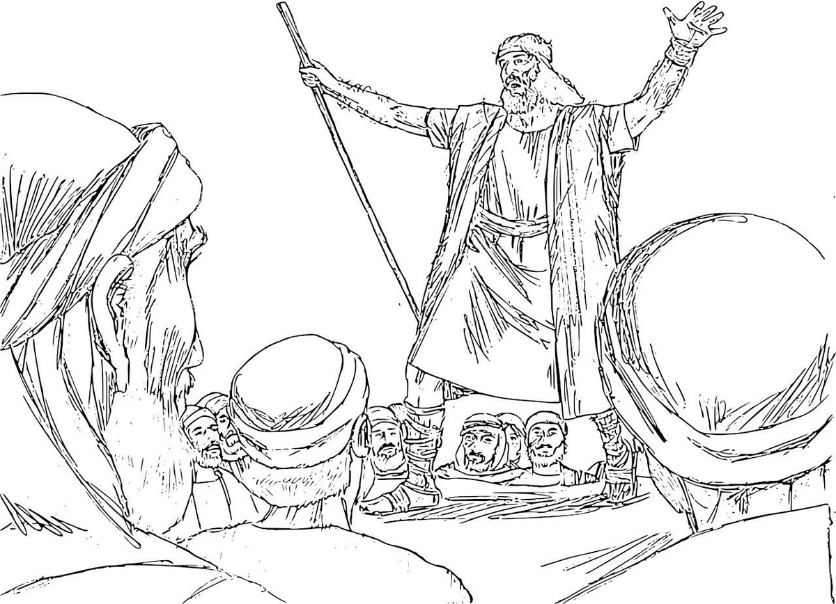 John the baptist coloring pages