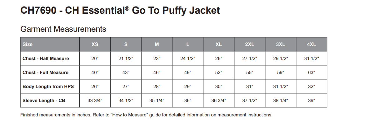 Coal Harbour Essential - Go To Puffy Jacket