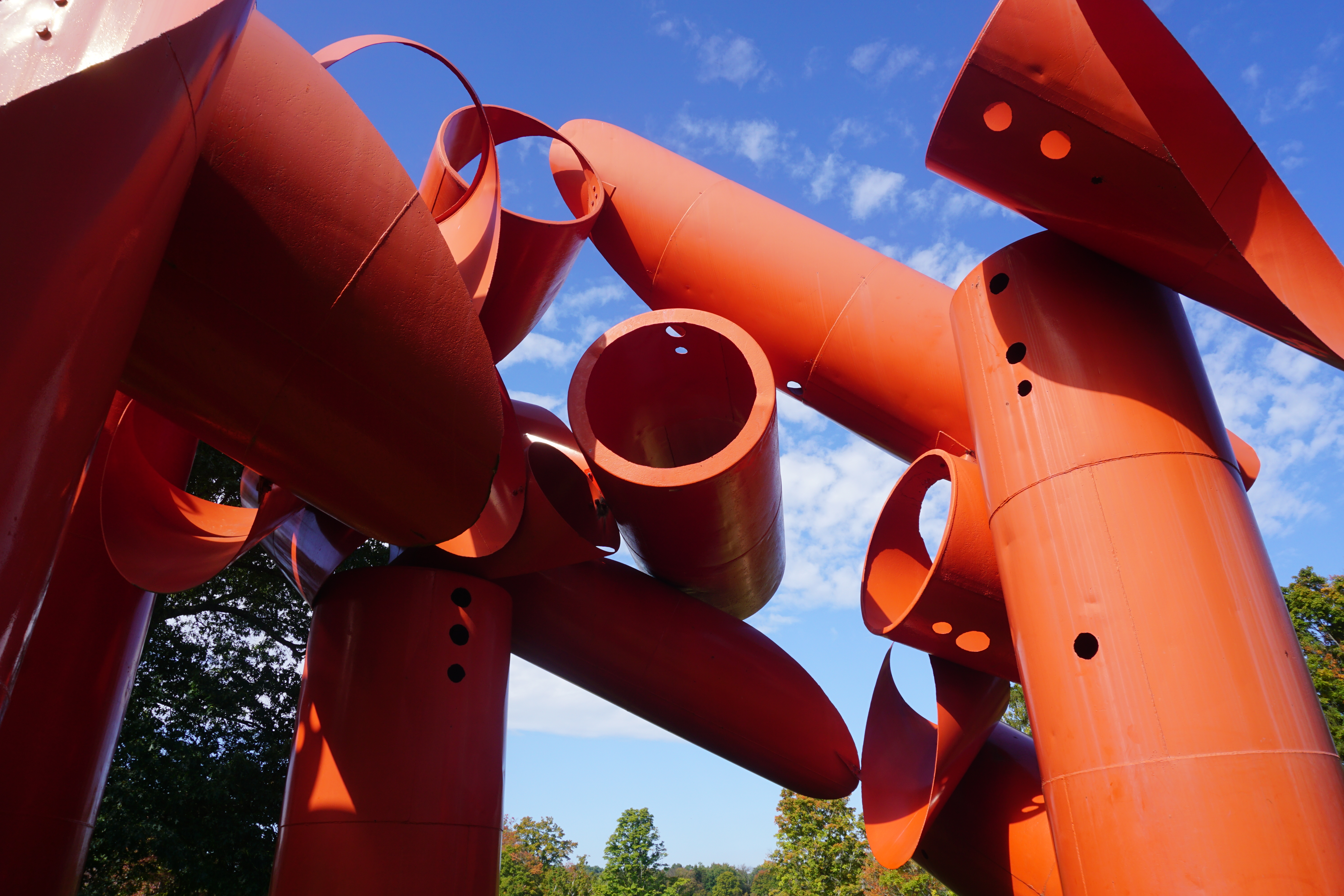 View fom under the Sculpture