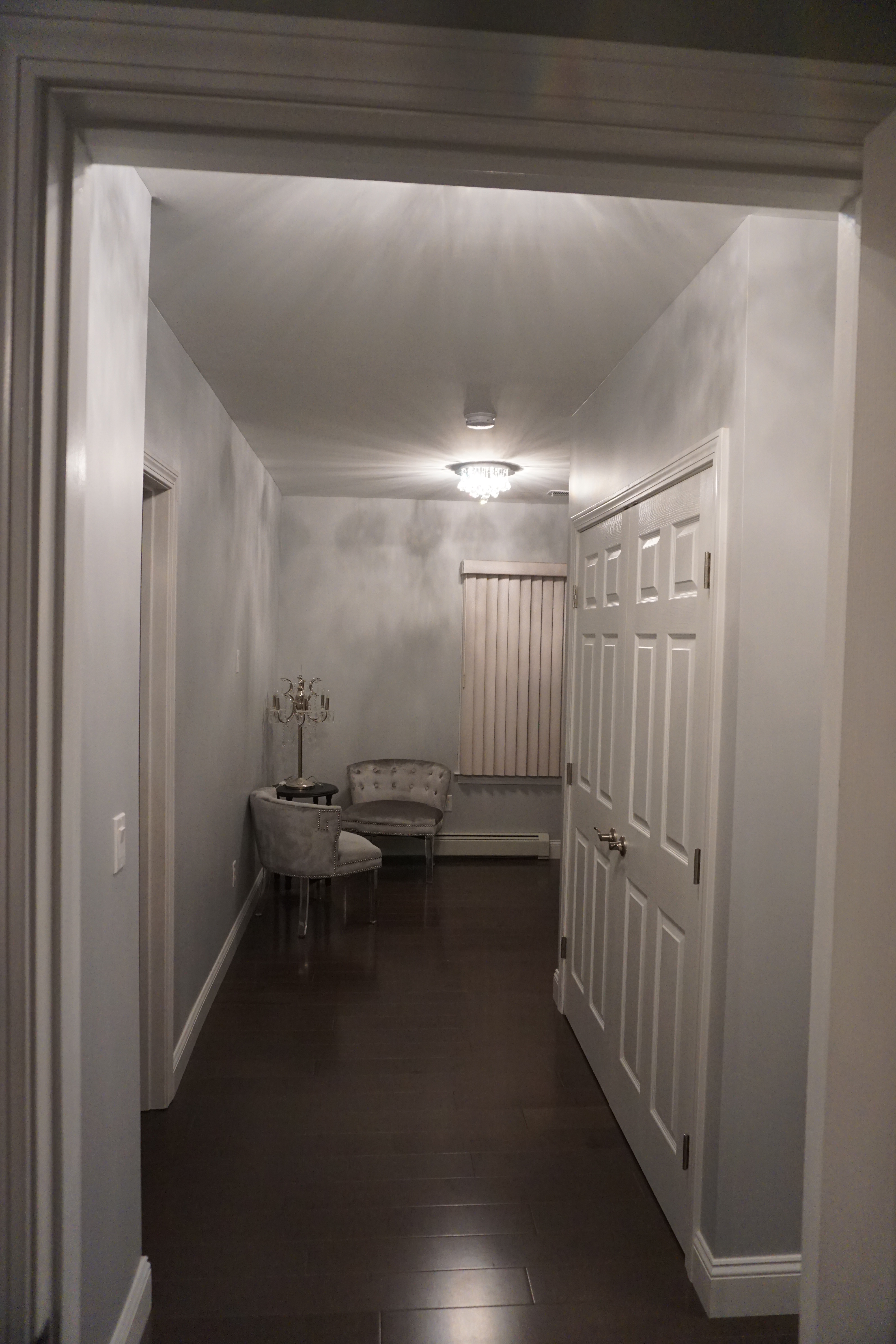 Laundry Behind the Door, Seating Area at end of Hall