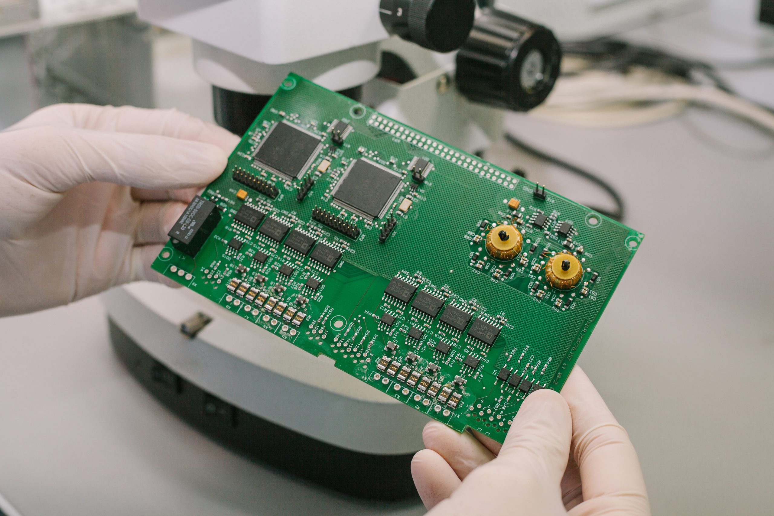 Quality inspection of surface mount populated PCB