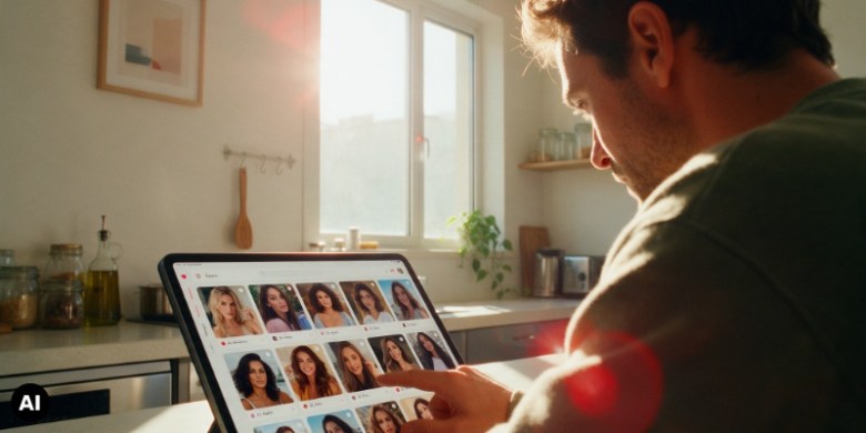 Onlinedating (Bild: Magnific AI)