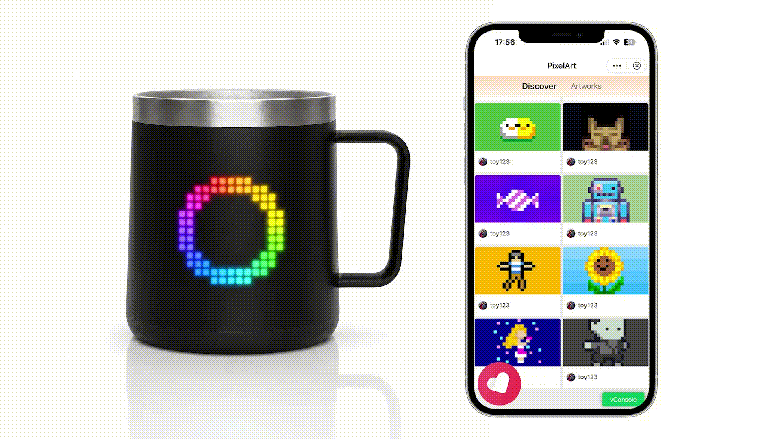 Pixel Mug in Aktion (Bild: MAOPAO LIMITED)