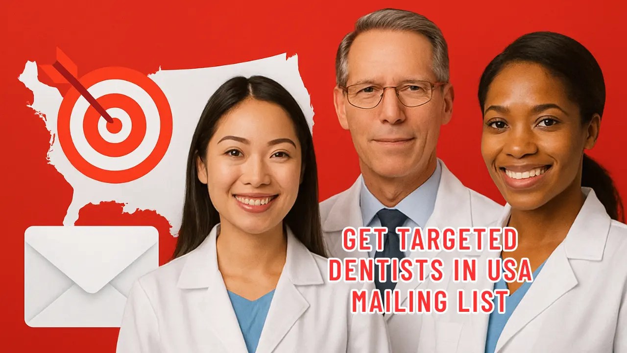 Verified dentists in USA mailing list, dentists in USA finder, connect dentists in USA easy.