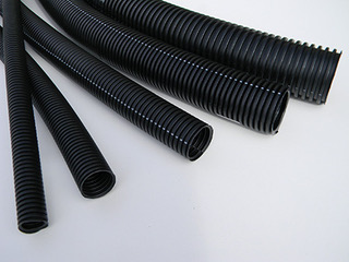 Split Loom - All Black various sizes