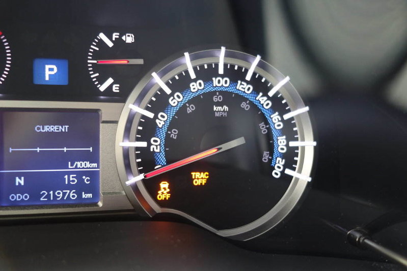 2017 toyota 4runner check engine light and trac off