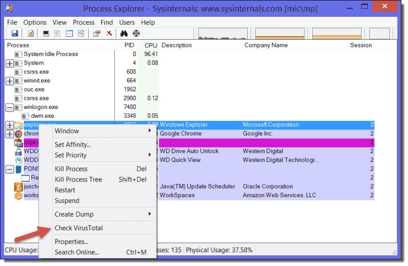 Sysinternals Process Explorer Gets Virustotal Integration - Amazing Desktop Nature Designs | Free Download