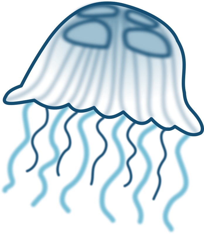 For printing, decoration and cutting. Jellyfish 98629 Free Svg Download 4 Vector
