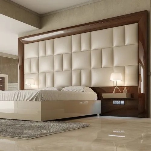 White Wooden And Leather Modern Bed Headboard For Home Rs 750 Square Feet Id 21451278797