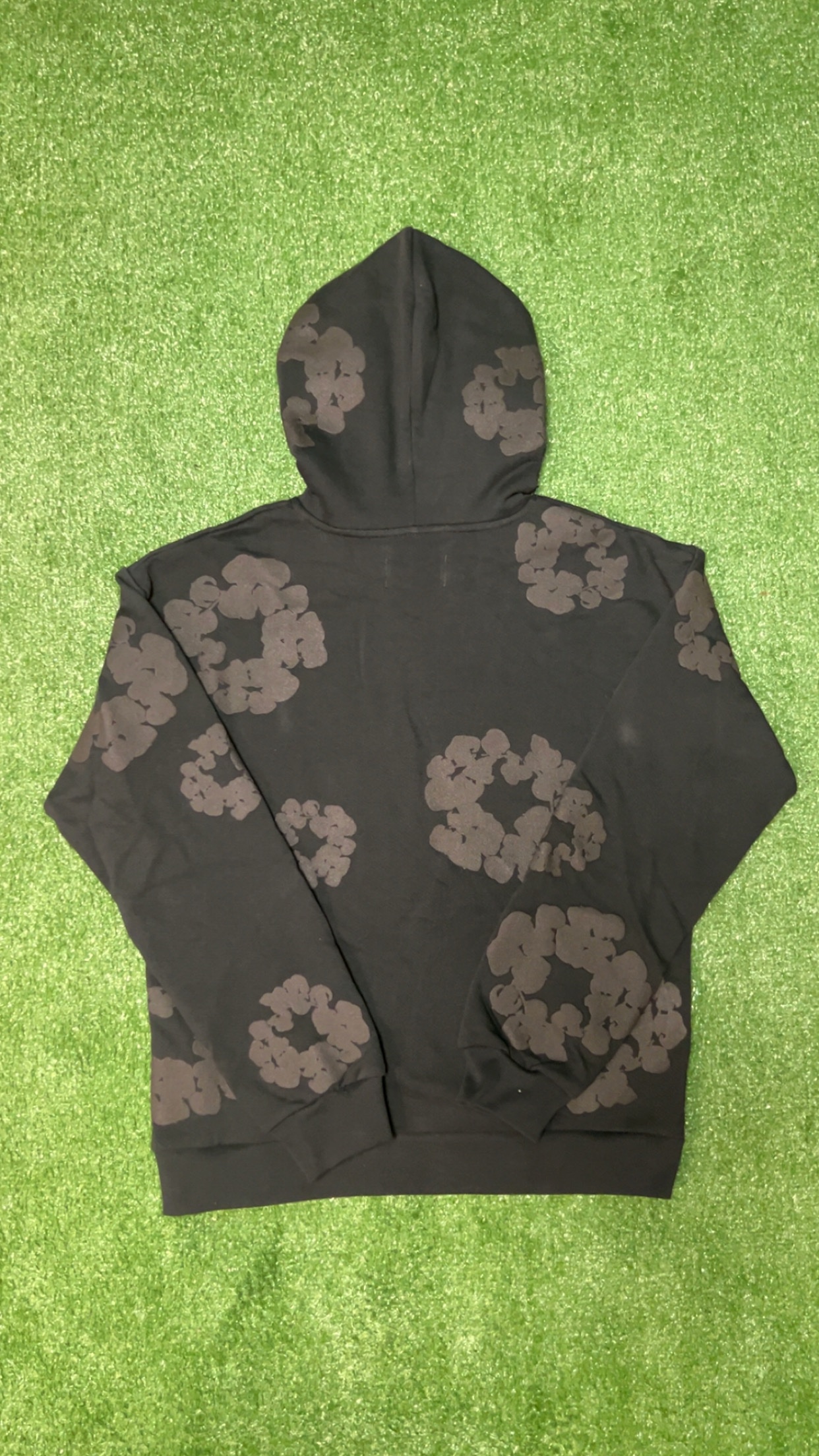 Denim Tears Black Mono Hoodie - Image 2