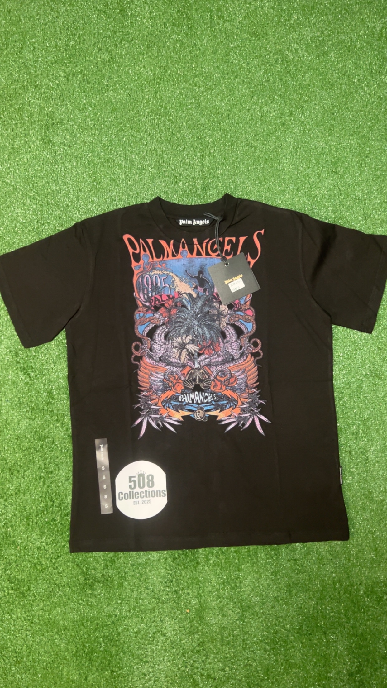 Palm Angels Black & White T-Shirt