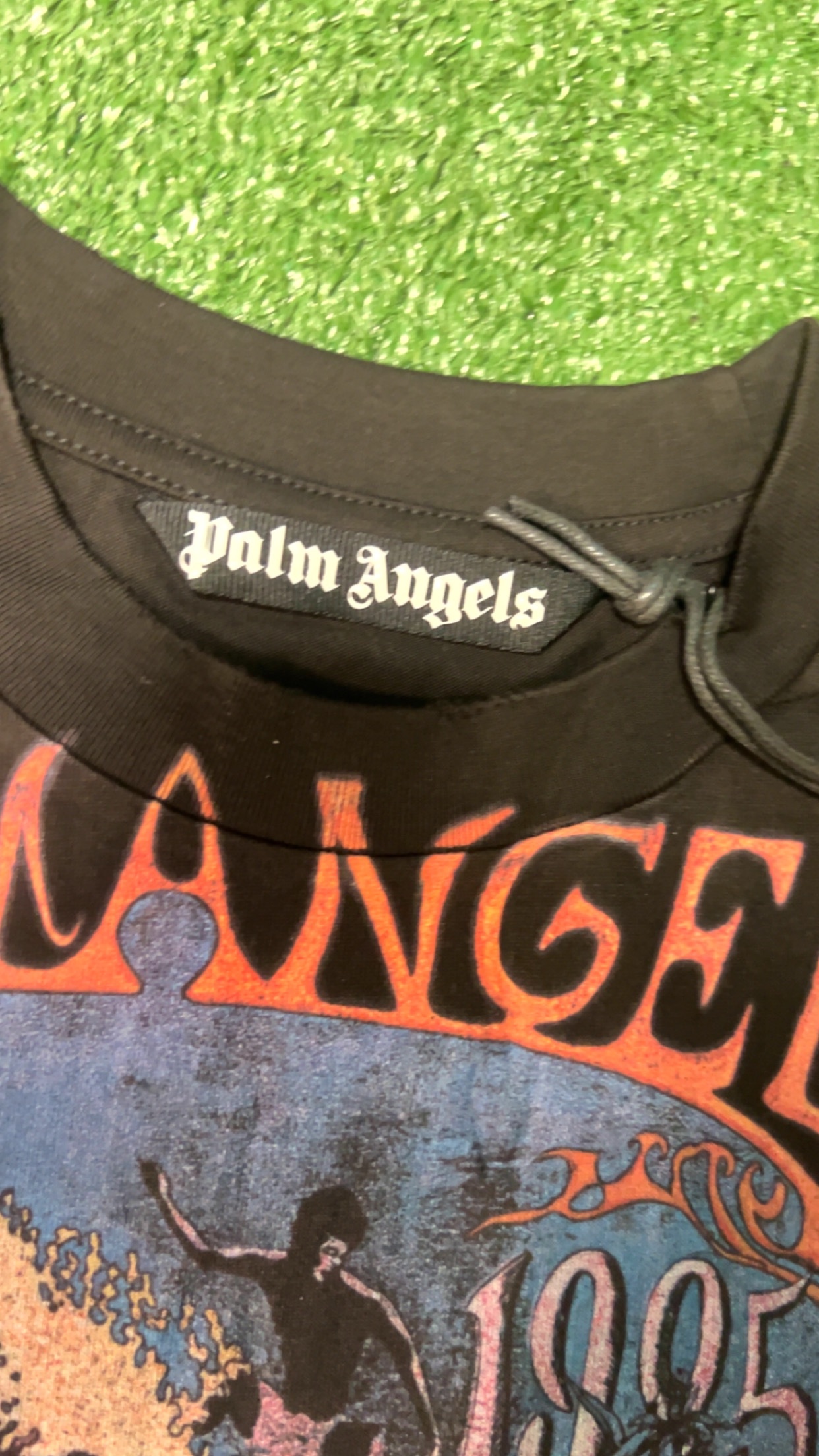 Palm Angels Black & White T-Shirt - Image 4