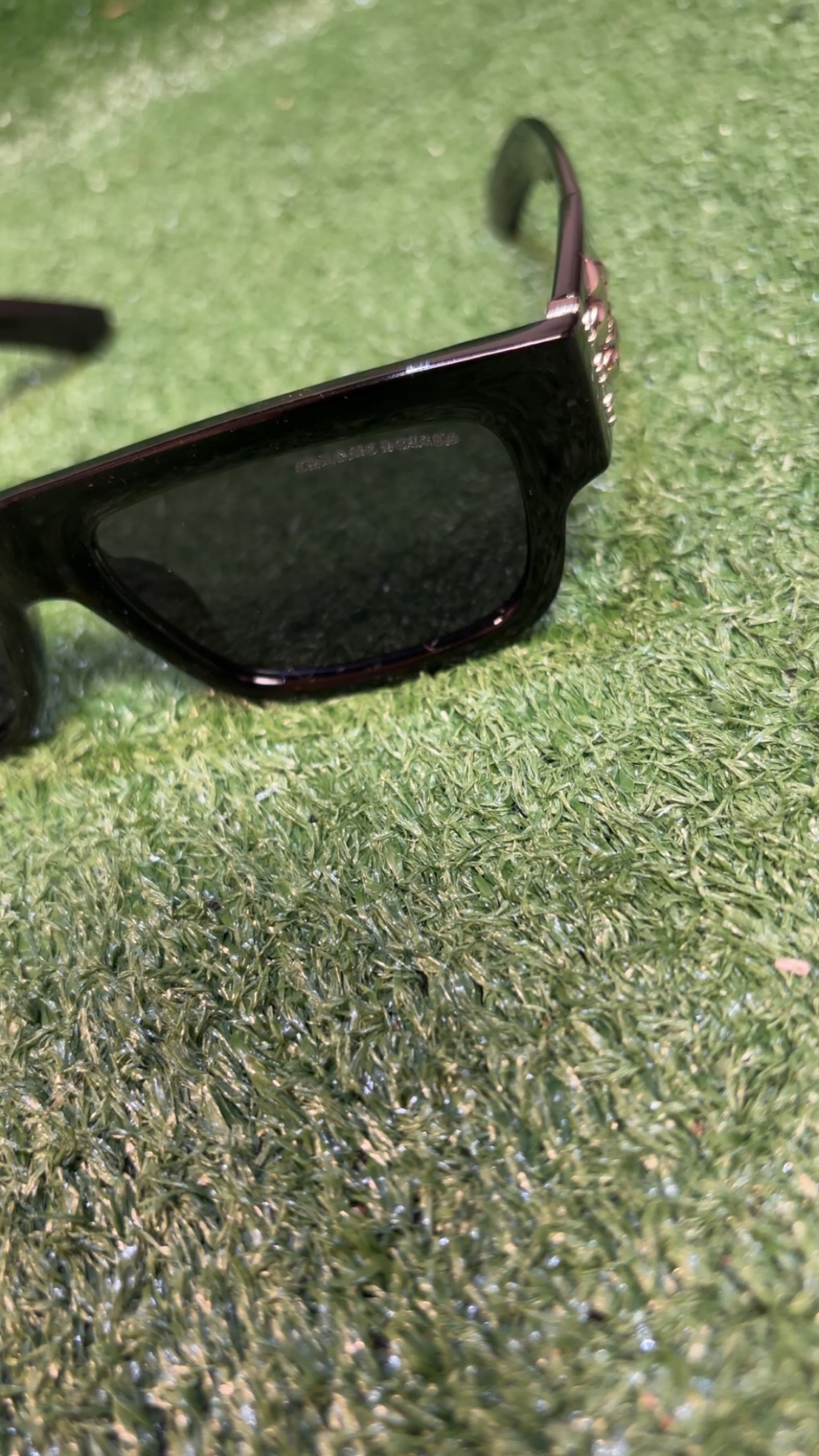 Black “Chrome Hearts” Sunglasses - Image 3
