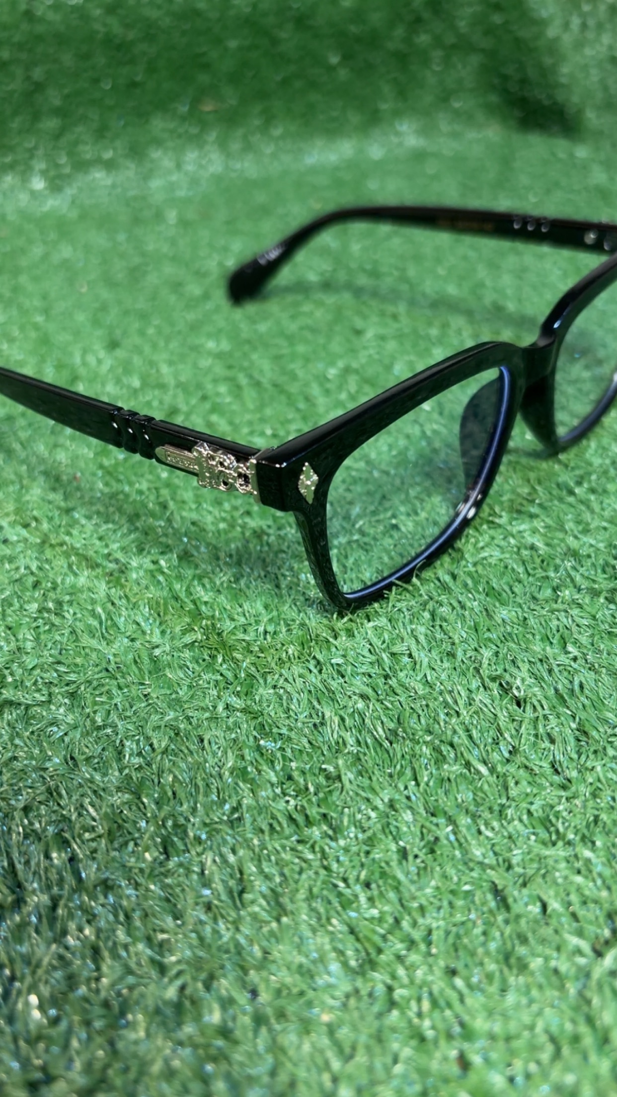 Black “Chrome Hearts” Glasses - Image 2