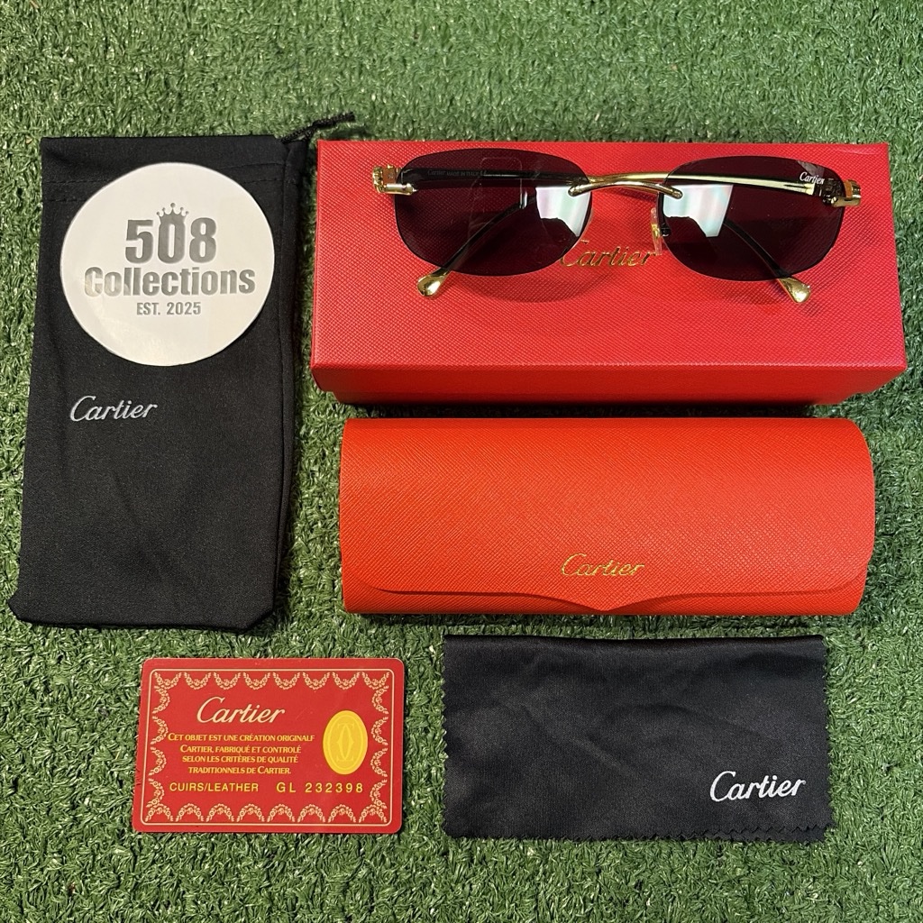 Gold “Cartier” Sunglasses