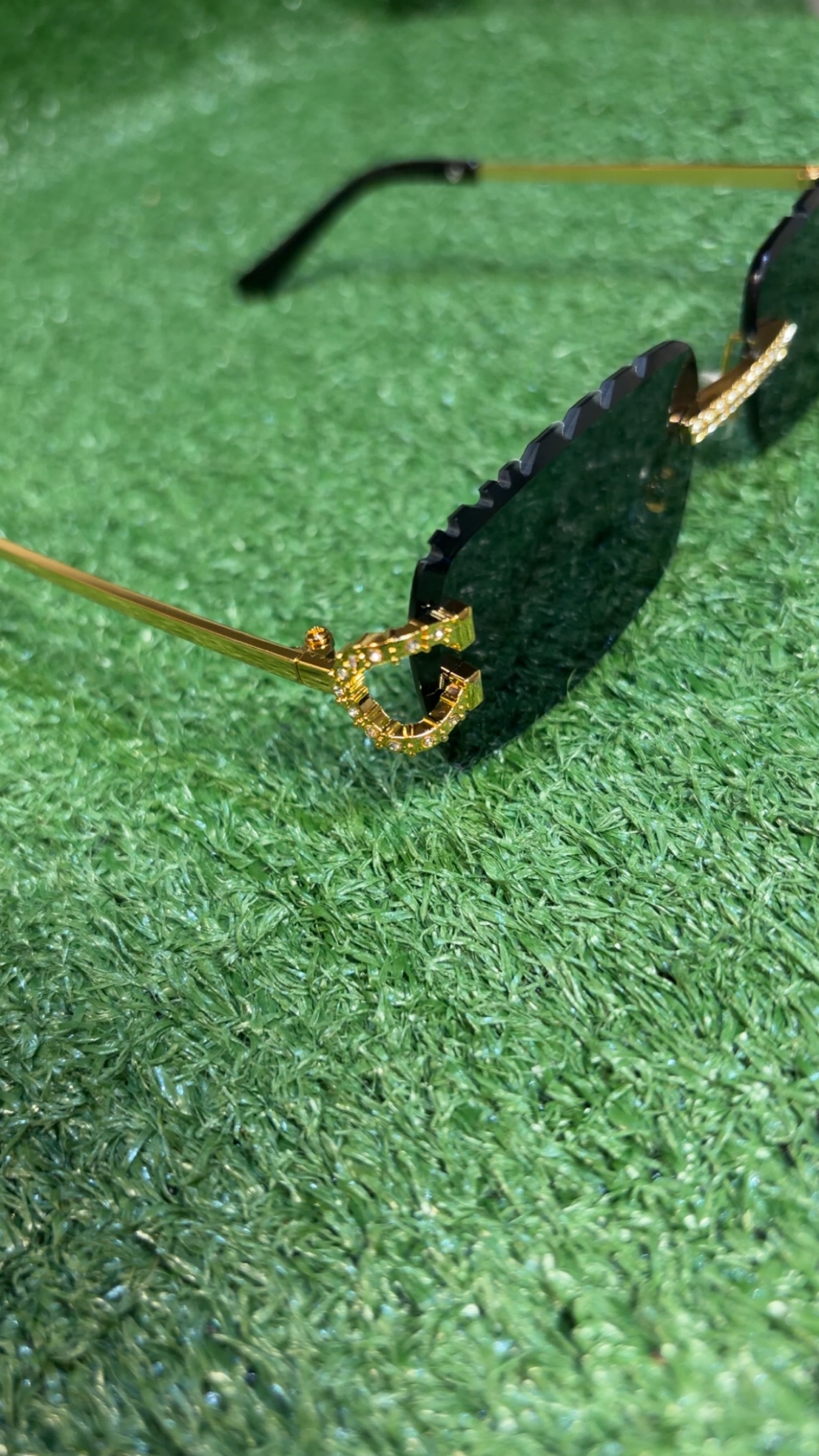 Gold “Cartier” Sunglasses - Image 2