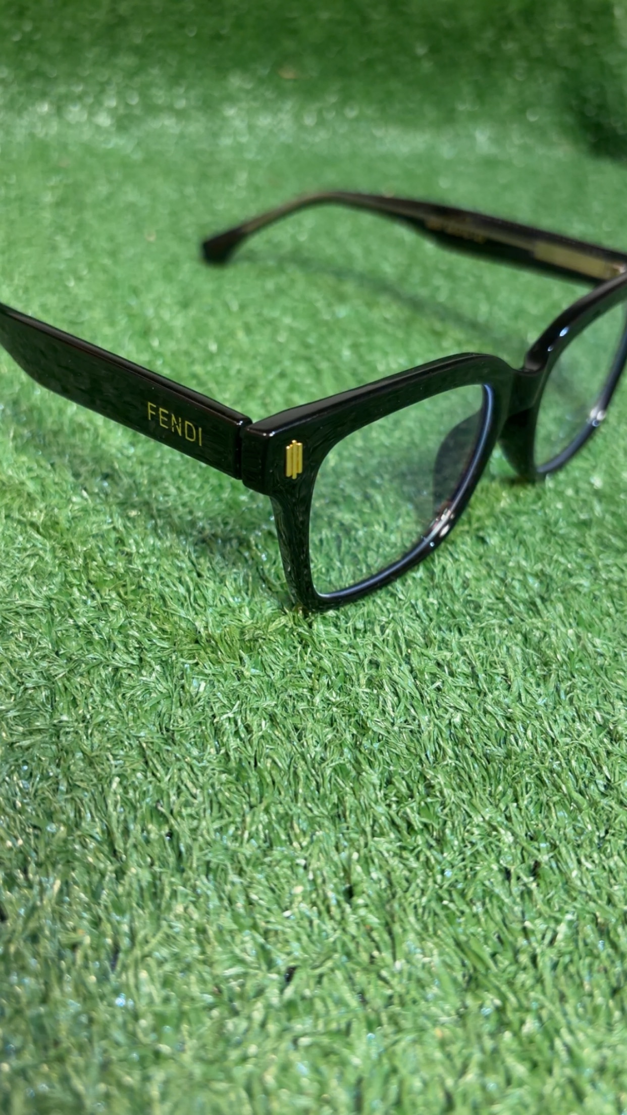Black “Fendi” Sunglasses - Image 2