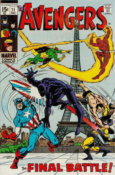 Avengers #71 (December, 1969) | Attack of the 50 Year Old Comic Books