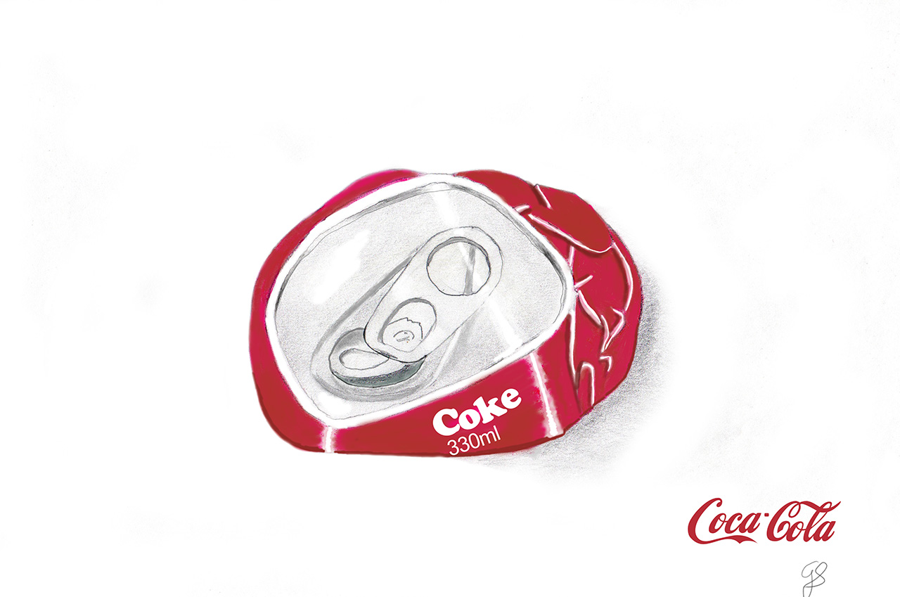Cola Dose Zeichnen Cartoon