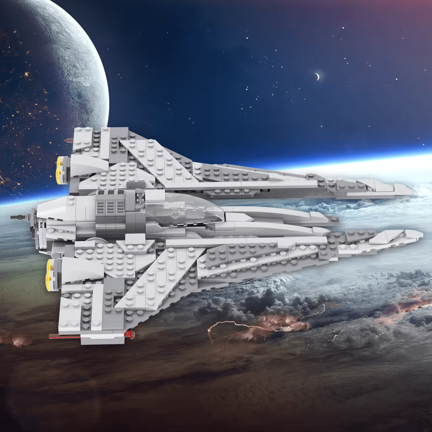 Star Wars Mandalorian Starfighter Minifigure 541 pieces