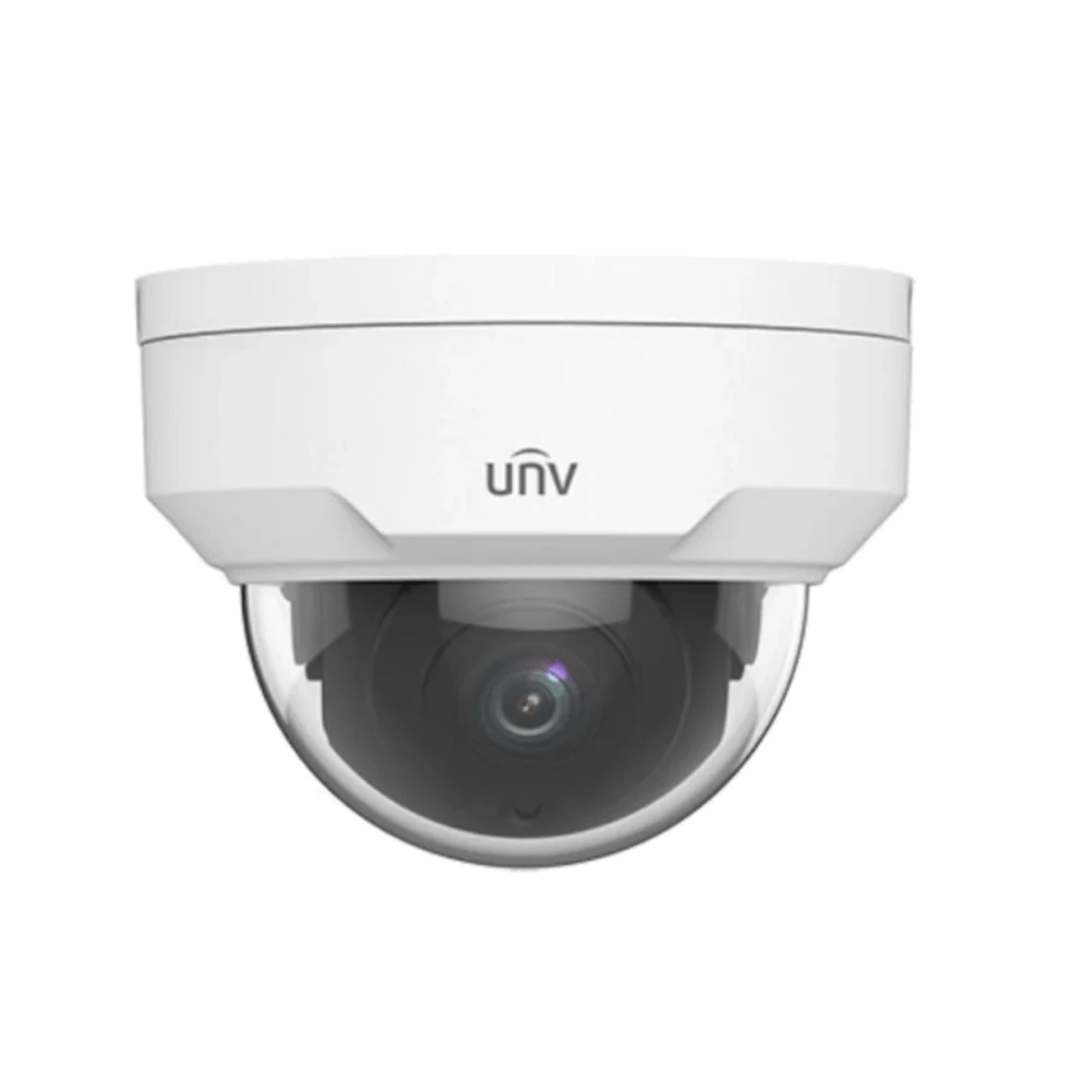 uniview dome camera in white shell