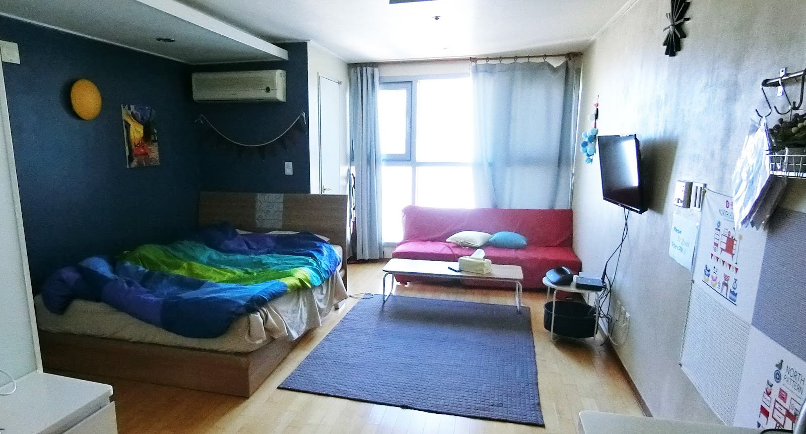 釜山住宿｜鄰近西面、釜岩站的兩人民宿Airbnb，廚房、便利商店、舒適空間