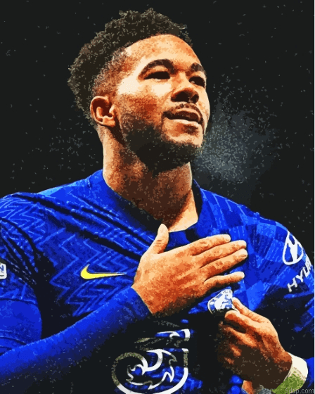 Chelsea Player Reece James 5D Diamond Painting