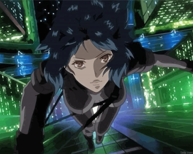 Ghost In The Shell Anime Character 5D Diamond Painting
