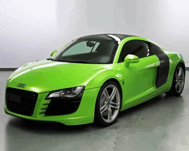 Green R8 Audi Diamond Painting.png