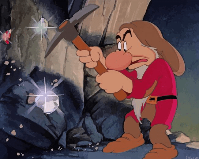 Grumpy Dwarf Diamond Painting