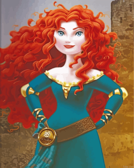 Princess Merida Diamond Painting