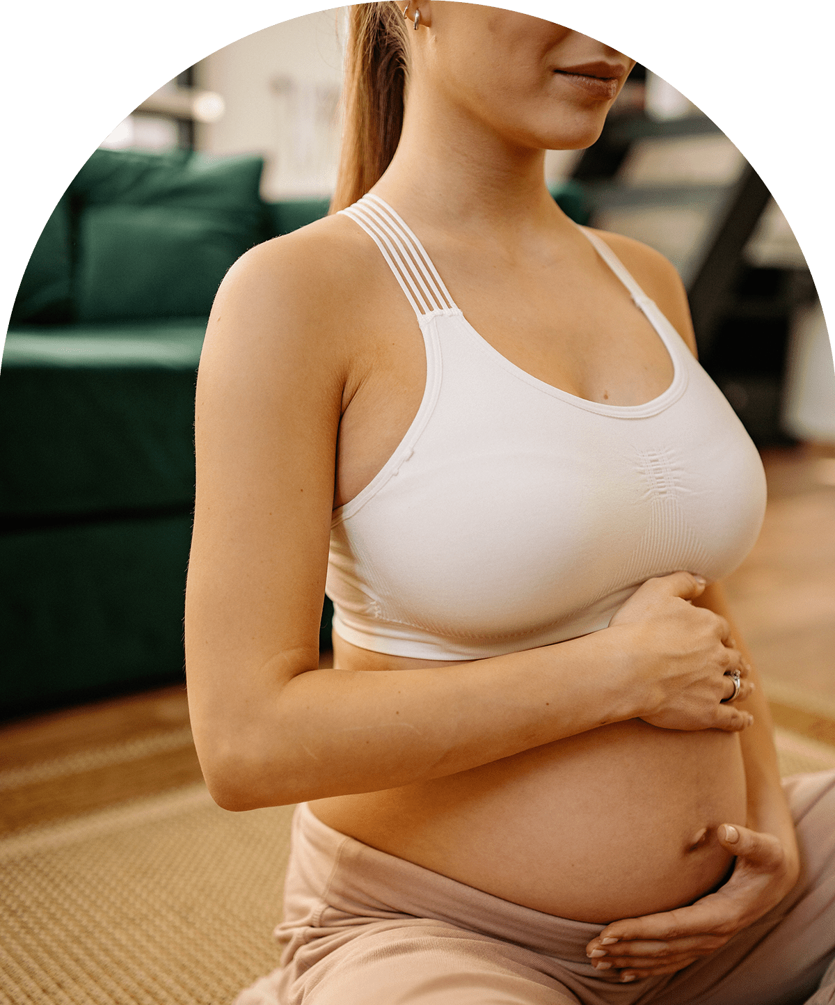 Prenatal Massage Therapy in Kent Island, MD performed by Natalie Santiago in her studio.