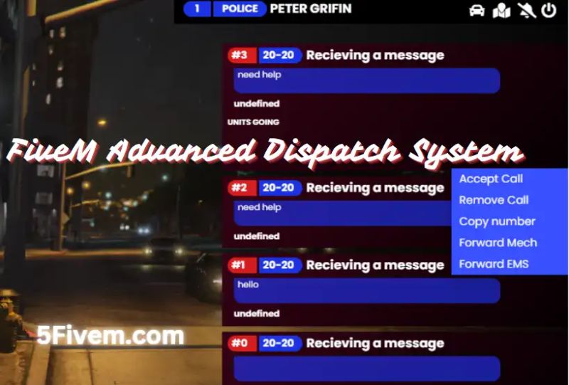Esx Simpledispatch Command Based Dispatch System Fivem Releases - Light Textures - Ultra HD 4K Collection