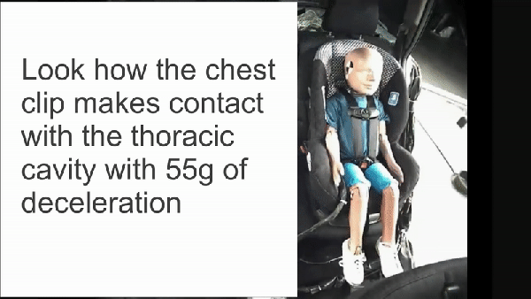 chest strap car seat