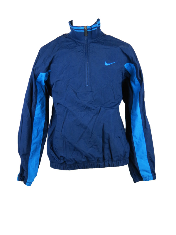Vintage Nike Dark Blue Half Zip Windbreaker - 5 Star Vintage