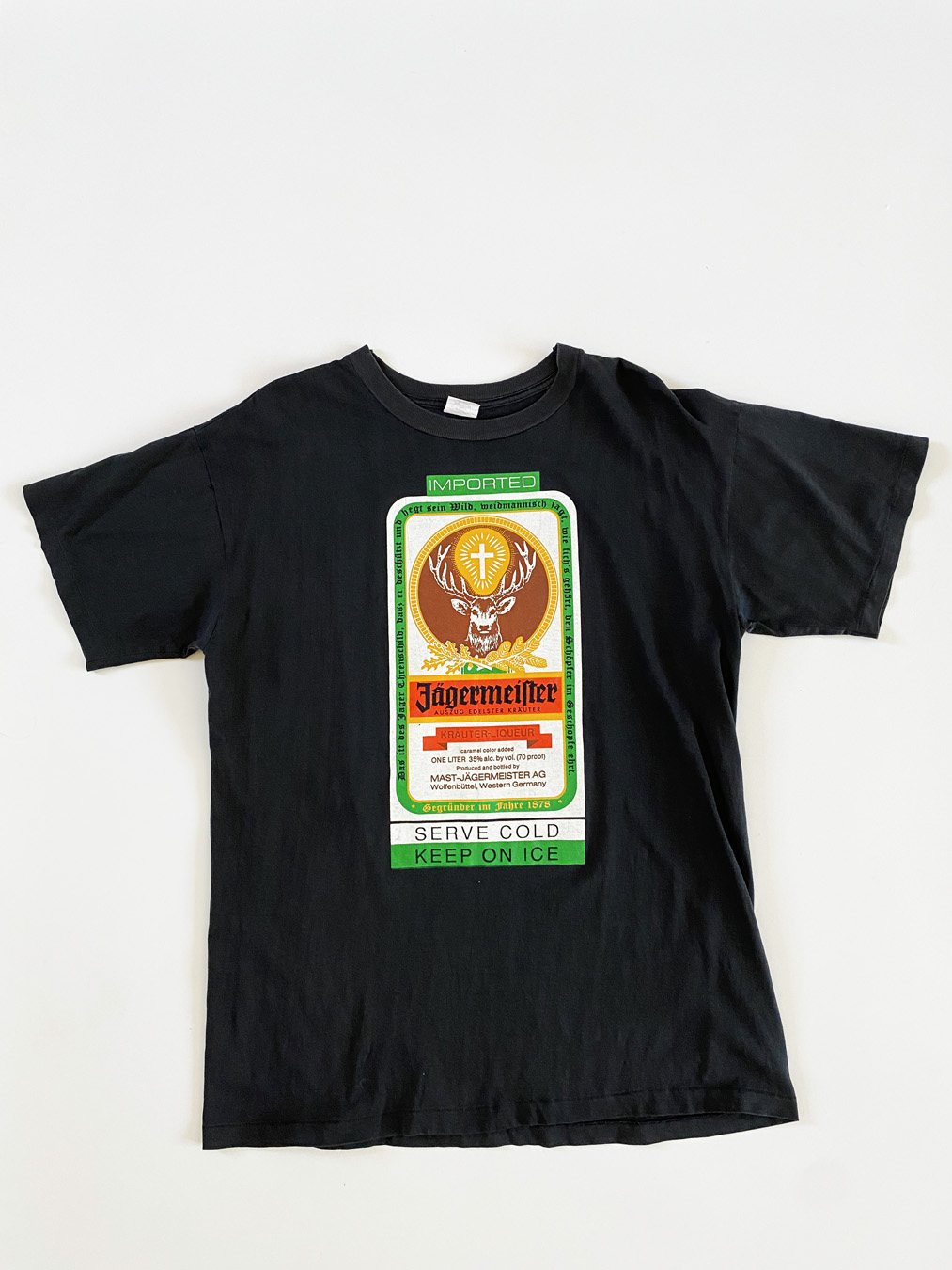 90s Jägermeister Killer Bee Liquor T-Shirt for Sale